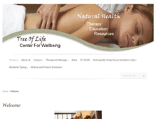 Tablet Screenshot of center4wellbeing.com